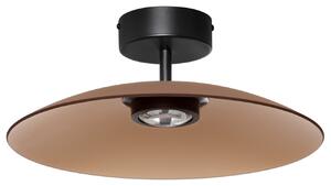 -25 % Dny MOMENTI– Hnědé skleněné stropní LED světlo Nova Luce Polifemo 40 cm