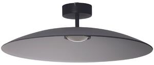 Kouřově šedé skleněné stropní LED světlo Nova Luce Polifemo 60 cm