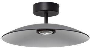 Kouřově šedé skleněné stropní LED světlo Nova Luce Polifemo 40 cm