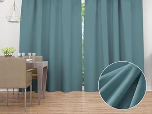 Biante Sametový závěs Velvet Premium SVP-011 Světle šedomodrý - šířka 135 cm 135x250 cm