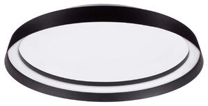 Černé kovové stropní LED světlo Nova Luce Ormi 45 cm