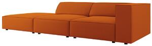 -25 % Dny MOMENTI– Cosmopolitan Design Sametová pohovka Arendal 262 cm, levá
