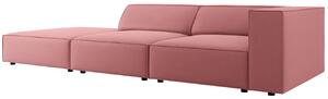 -25 % Dny MOMENTI– Cosmopolitan Design Sametová pohovka Arendal 262 cm, levá