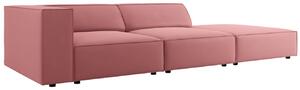 -25 % Dny MOMENTI– Cosmopolitan Design Sametová pohovka Arendal 262 cm, pravá