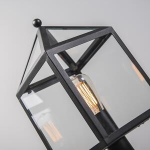 Venkovní sloupek lampy černý 100 cm - Amsterdam