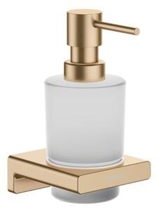 Dávkovač mýdla Hansgrohe AddStoris s držákem kartáčovaný bronz 41745140
