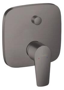 Sprchová a vanová baterie Hansgrohe Talis E bez podomítkového tělesa kartáčovaný černý chrom 71745340