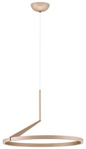 Hnědé kovové závěsné LED světlo Nova Luce Tilia 60 cm