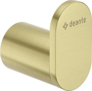 Deante Round příslušenství, koupelnový 1-háček, zlatá matná, DEA-ADR_R111