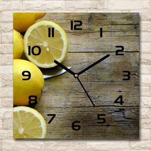 Skleněné hodiny na stěnu Citrony na stromě pl_zsk_30x30_c-f_88521131