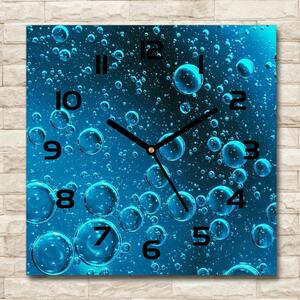 Skleněné hodiny na stěnu Bubliny pod vodou pl_zsk_30x30_c-f_90317312