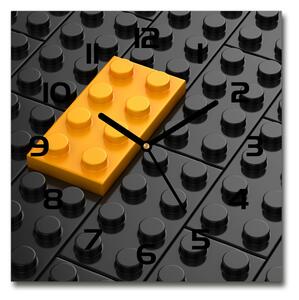 Skleněné hodiny čtverec Lego pl_zsk_30x30_c-f_93866818