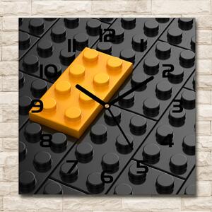 Skleněné hodiny čtverec Lego pl_zsk_30x30_c-f_93866818