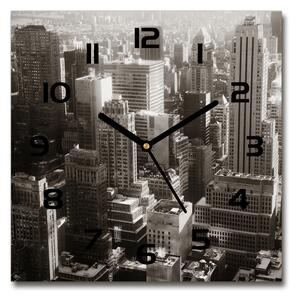 Skleněné hodiny čtverec New York pl_zsk_30x30_c-f_94115661