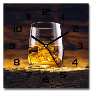 Skleněné hodiny na stěnu Bourbon ve sklenici pl_zsk_30x30_c-f_95142140