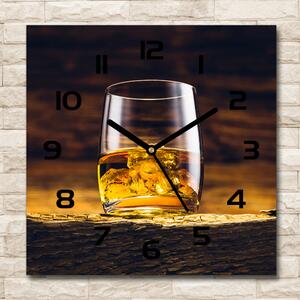 Skleněné hodiny na stěnu Bourbon ve sklenici pl_zsk_30x30_c-f_95142140