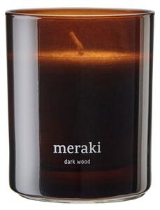 Sójová vonná svíčka Meraki Dark Wood 200 g