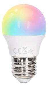 Aigostar - LED RGBW Stmívatelná žárovka G45 E27/4,8W/230V 3000K + DO