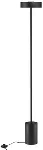 Černá kovová stojací LED lampa Nova Luce Thea 135 cm