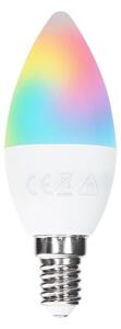 Aigostar - LED RGBW Stmívatelná žárovka C37 E14/6W/230V 3000K + DO