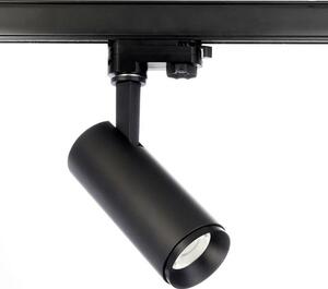 Deko-Light kolejnicový systém 3-fázový 230V Lucea 10 černá 220-240V AC/50-60Hz 10,00 W 3000/4000 K tmavě černá RAL 9005 707117
