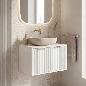Koupelnová skříňka pod umyvadlo Rea Core 60cm White