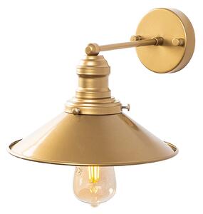 Opviq Nástěnná lampa Conical zlatá