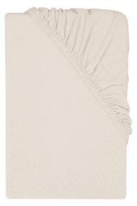 Livarno® Žerzejové napínací prostěradlo s podílem lnu, 90–100 x 200 cm (písková) (100406445001)