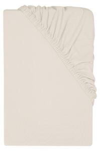 Livarno® Žerzejové napínací prostěradlo s podílem lnu, 90–100 x 200 cm (písková) (100406445001)