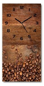 Moderní hodiny nástěnné Zrnka kávy pl_zsp_30x60_c-f_104485723