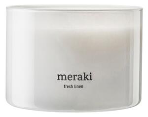Sójová vonná svíčka Meraki Fresh Linen 340 g