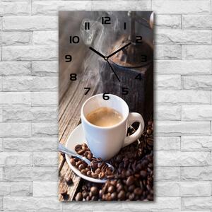 Nástěnné skleněné hodiny Šálek kávy pl_zsp_30x60_c-f_106171925