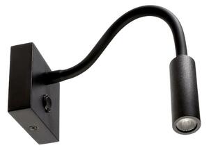 Deko-Light nástěnné přisazené svítidlo Brahe I 100-240V AC/50-60Hz 3,30 W 3000 K 165 lm 310 dopravní černá RAL 9017 341237
