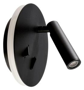 Deko-Light nástěnné přisazené svítidlo Brahe IV 220-240V AC/50-60Hz 8,50 W 3000 K 395 lm 110 dopravní černá RAL 9017 341243