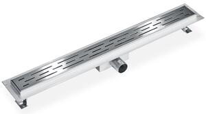 Tectake Sprchový odtokový žlábek nerezový - 70 cm