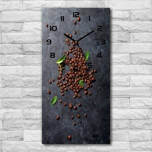 Moderní hodiny nástěnné Zrnka kávy pl_zsp_30x60_c-f_115651313