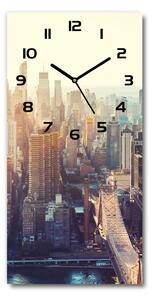 Nástěnné hodiny New York ptačí pohled pl_zsp_30x60_c-f_117684952