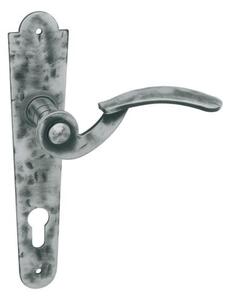 In-Design Dveřní klika Tilly rozteč 72 mm hranatá šedá Provedení štítu: BB - obyčejný klíč