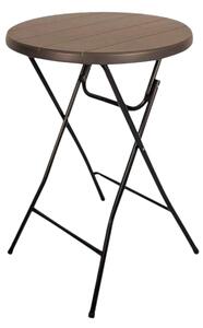 TENTino Bistro stolek koktejlový průměr 80 cm - IMITACE DŘEVA BSTL80D