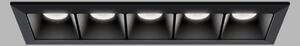LED2 2491353 Zápustné svítidlo LINEAR II 5, B 10W 3000K/3500K/4000K UGR černá