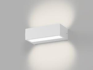 LED2 5238351 Venkovní nástěnné svítidlo KVADER II, W bílá