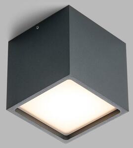 LED2 5111134DT Venkovní stropní svítidlo CUBE, A TRIAC 12W 3000K antracit