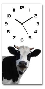 Nástěnné skleněné hodiny Strakatá kráva pl_zsp_30x60_c-f_38327134