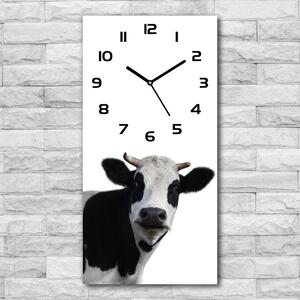 Nástěnné skleněné hodiny Strakatá kráva pl_zsp_30x60_c-f_38327134