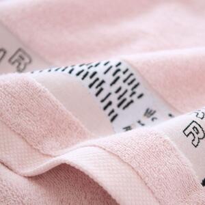 Bavlněná osuška Kočky - růžová Velikost: ručník 50 x 70