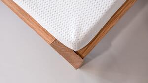 Postel RIVIERA Buk 180x200 - Dřevěná postel z masivu, bukové dvoulůžko o šíři masivu 4 cm