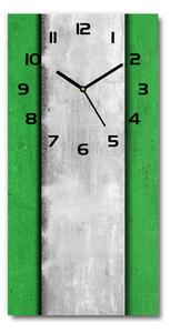 Moderní hodiny nástěnné Zelená zeď pl_zsp_30x60_c-f_51823590