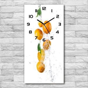 Moderní hodiny nástěnné Pomeranče pl_zsp_30x60_c-f_63072139