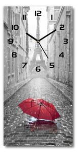 Nástěnné hodiny tiché Deštník Francie pl_zsp_30x60_c-f_65130682