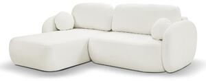 Rohová sedací souprava Onyx (bílá) (L). Akce -25%